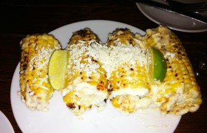 Maiz Asado con Aioli y Queso Cotija (Corn with Aioli and Cheese)