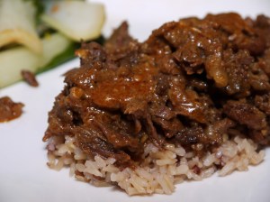 Thai-Style Beef Short Ribs with a Side of Bok Choy