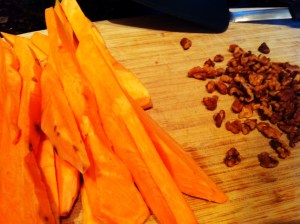 Sweet Potatoes and Toasted Walnuts