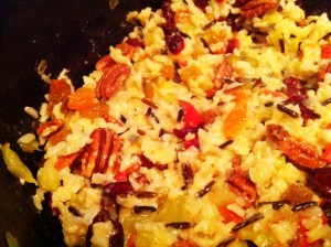 Wild Rice, Fruit and Pecan Stuffing