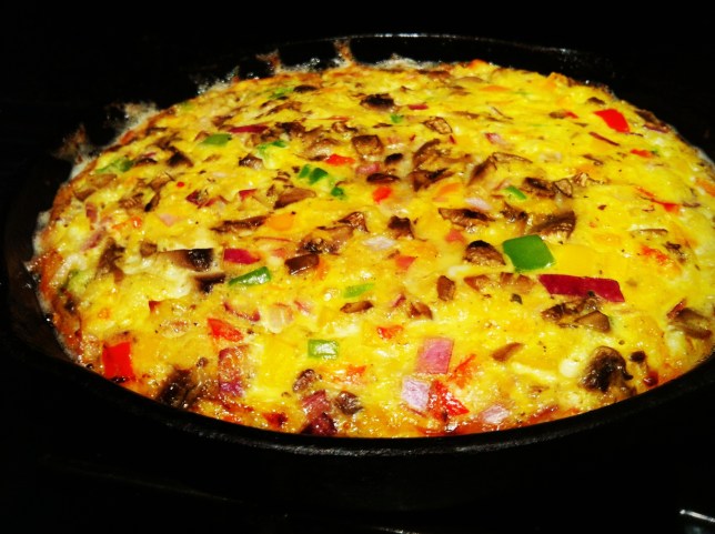 Rainbow Frittata