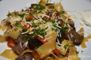 Pappardelle with Eggplant and Mushroom Ragu
