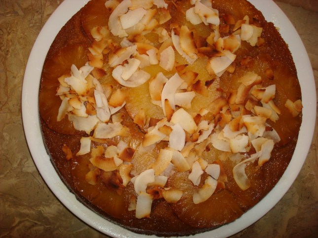 Coconut-Pineapple Upside-Down Cake