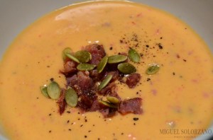 Sweet Potato and Andouille Soup